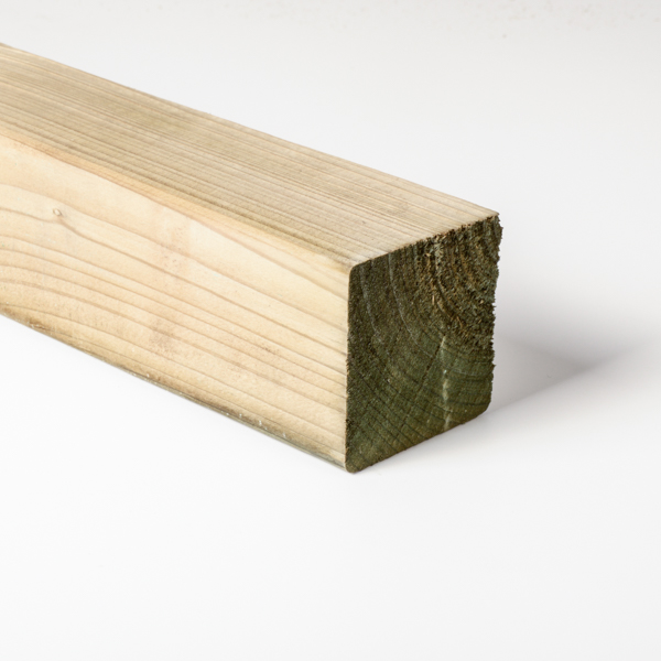 Vuren 44 x 44 x 3000 mm geschaafd verduurzaamd C