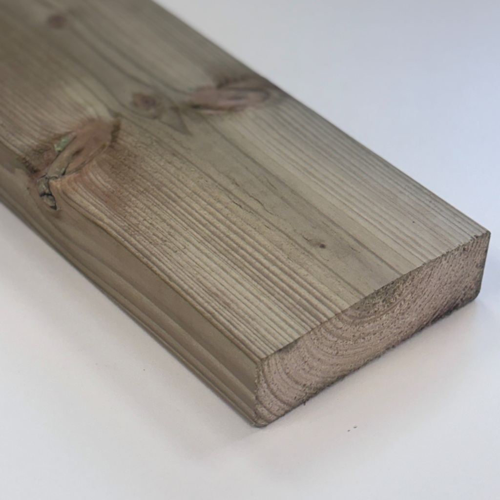 Vuren 44 x 145 x 6000 mm geschaafd verduurzaamd C