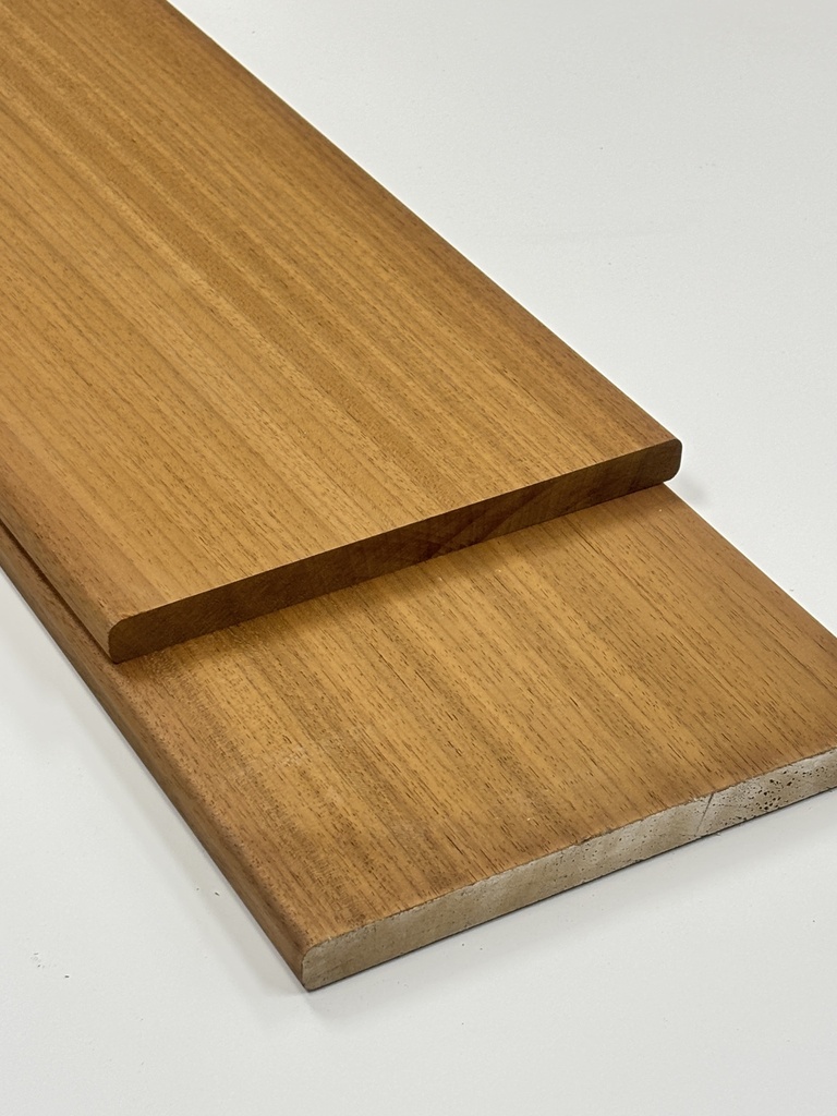 Thermo Ayous volhout boeiplank  27 x 300 x 5050 mm geschaafd