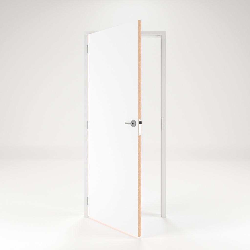 Deur kozijn combinatie  93x231,5 links kozijn vuren wit 56x120