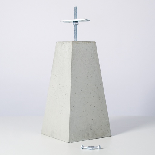 [2305347] Betonpoer 12x12/22x22 incl verstelbare plaat