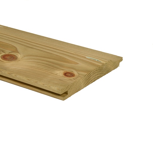 [2300846] Vuren 18 x 144 x 3600 mm overhangend rabat verduurzaamd C